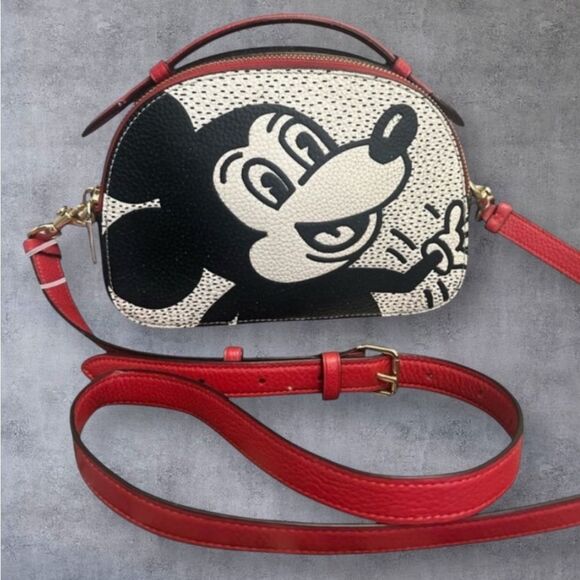 Limited Edition Collection Coach Disney Mickey Mouse X Keith Haring Serena. - Picture 1 of 12
